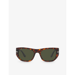  Persol PO3308S square-frame tortoiseshell acetate sunglasses