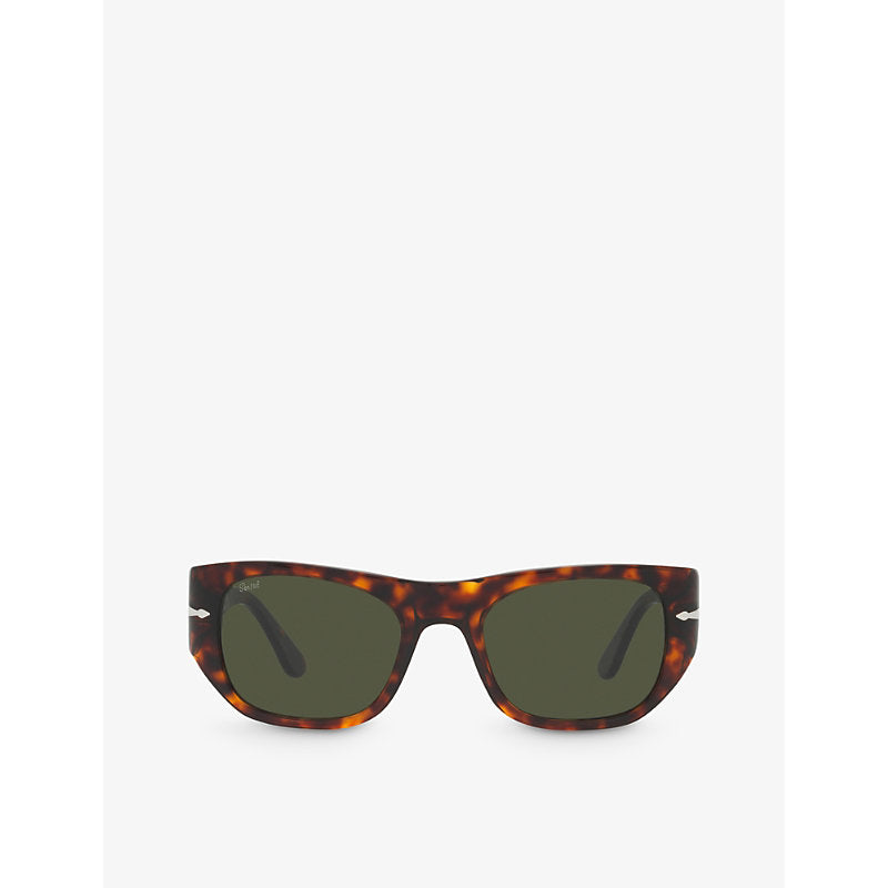  Persol PO3308S square-frame tortoiseshell acetate sunglasses