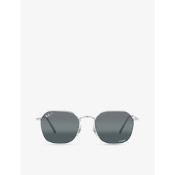  Ray-Ban RB3694 Jim hexagonal-frame metal sunglasses