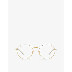  Ray-Ban RB3565 Jack hexagonal-frame acetate optical glasses