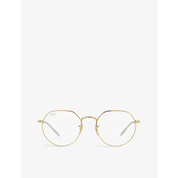 Ray-Ban RB3565 Jack hexagonal-frame acetate optical glasses | LYBSTORE