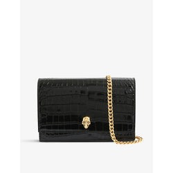  Alexander Mcqueen Skull small leather cross-body bag