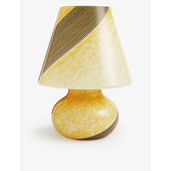 Soho Home Lucio striped glass table lamp 39cm