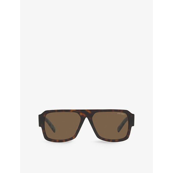 Prada PR 22YS pilot-frame acetate sunglasses