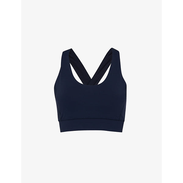 Whistles Cross-back recycled-nylon sports bra