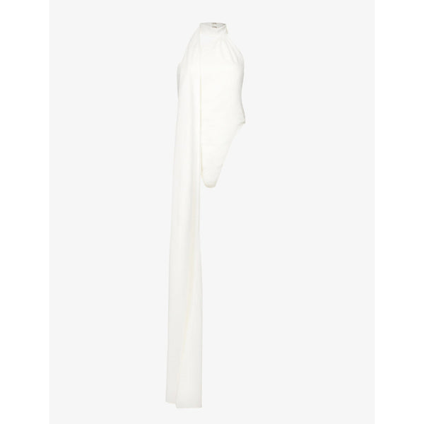 House of CB Farrah draped-panel woven body