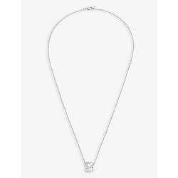 Chaumet Bee My Love 18ct white-gold and 0.6ct brilliant-cut diamond pendant necklace