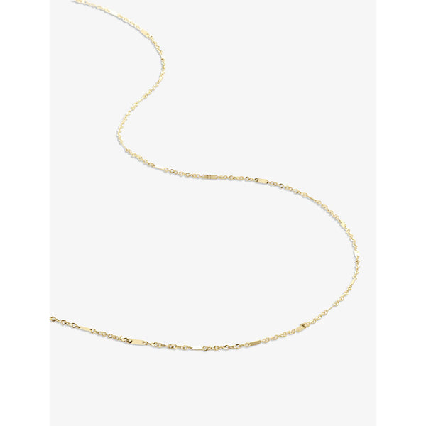 Monica Vinader Shimmer 14ct yellow-gold chain necklace