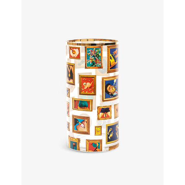 Seletti wears Toiletpaper Frames medium glass vase 30cm