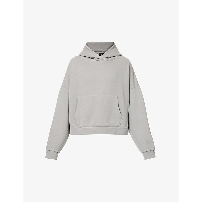  Entire Studios Boxy-fit faded-wash cotton-jersey hoody