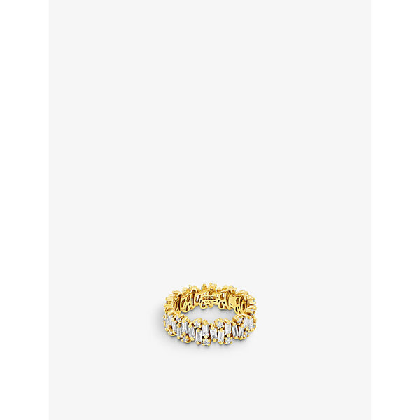 Suzanne Kalan Firework 18ct yellow gold and 2.33ct diamond eternity ring