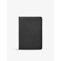 Aspinal Of London Logo-print grained-leather passport cover