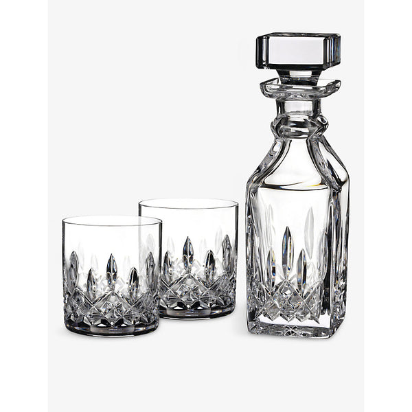 Waterford Lismore Connoisseur decanter and glasses set of two