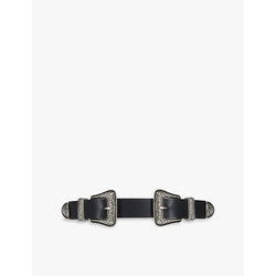  The Kooples Double-buckle leather belt