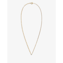 Yvonne Leon Collier 18ct yellow-gold and diamond necklace