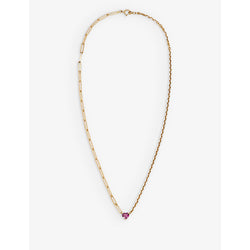 Yvonne Leon Maxi Collier 18ct yellow-gold and spinel necklace