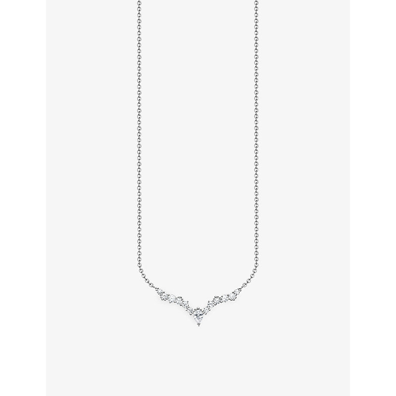  Thomas Sabo Ice Crystals sterling silver and zirconia necklace