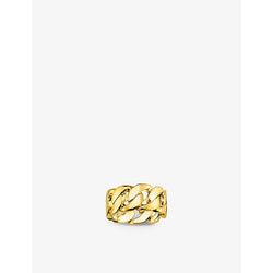 Thomas Sabo Links 18ct yellow gold-plated sterling silver ring