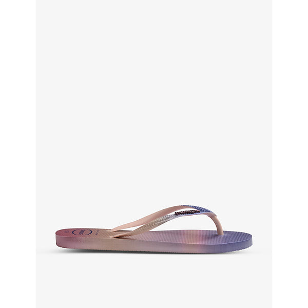 Havaianas Slim gradient-print rubber flip-flops | Havaianas