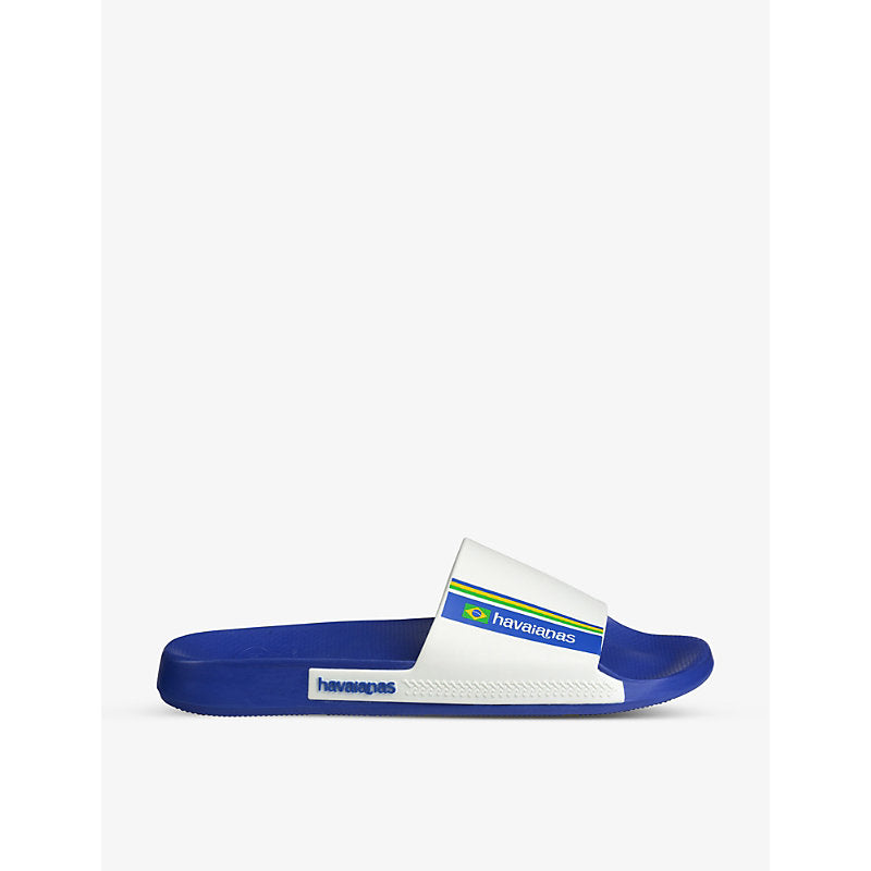 Havaianas Brasil-flag PVC sliders