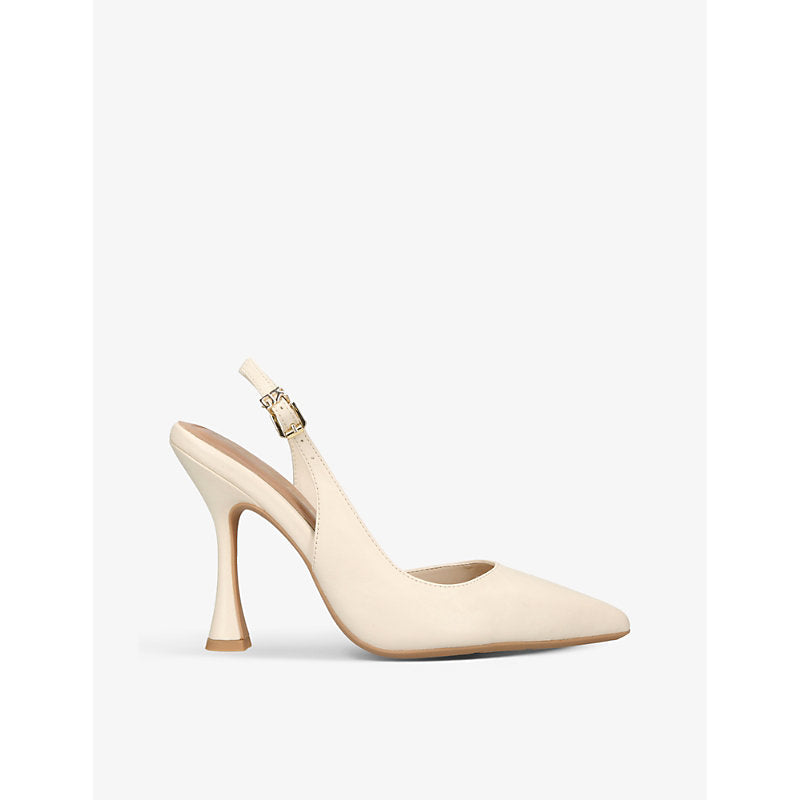  Kg Kurt Geiger Aria pointed-toe sling-back leather courts