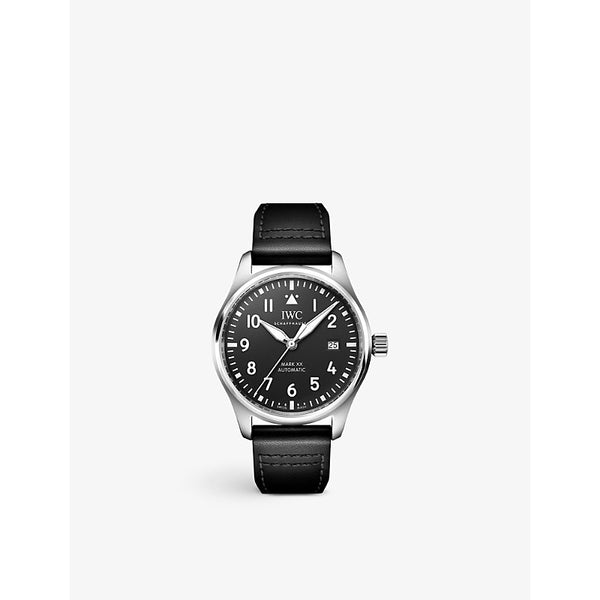 Iwc Schaffhausen IW328201 Pilot's Mark XX stainless-steel and leather automatic watch