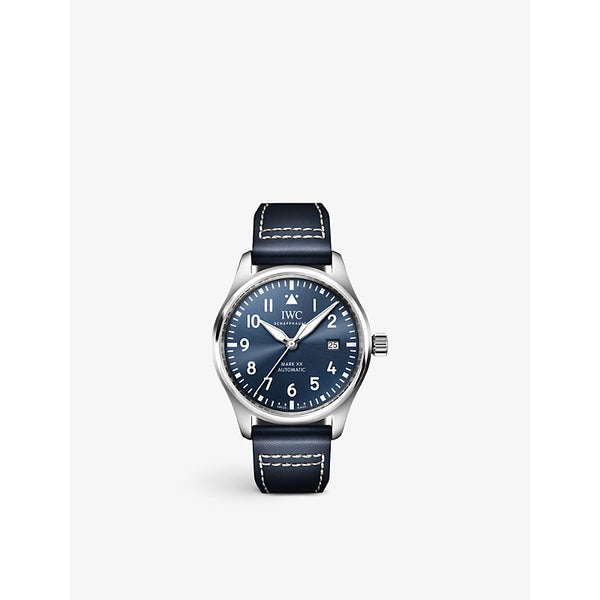 Iwc Schaffhausen IW328203 Pilot's Mark XX stainless-steel and leather automatic watch