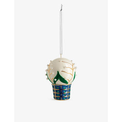 Alessi Mughetti e Smeraldi porcelain hanging ornament