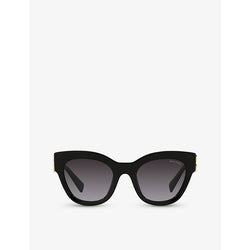 Womens Miu Miu MU 01YS cat-eye acetate sunglasses