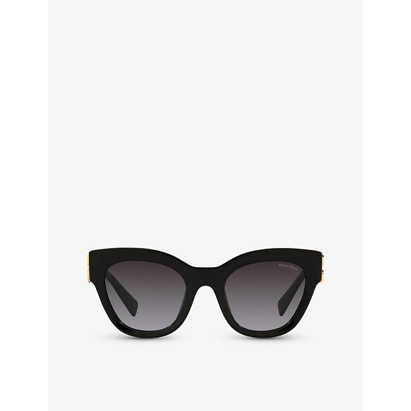  Miu Miu MU 01YS cat-eye acetate sunglasses