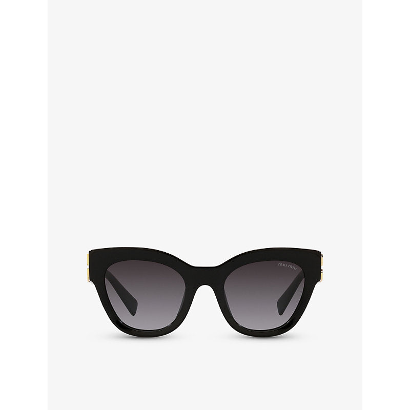  Miu Miu MU 01YS cat-eye acetate sunglasses