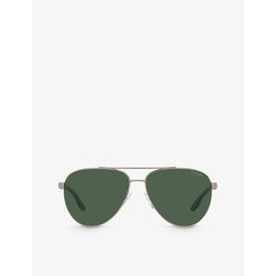  Prada Linea Rossa PS 52YS pilot-frame metal sunglasses