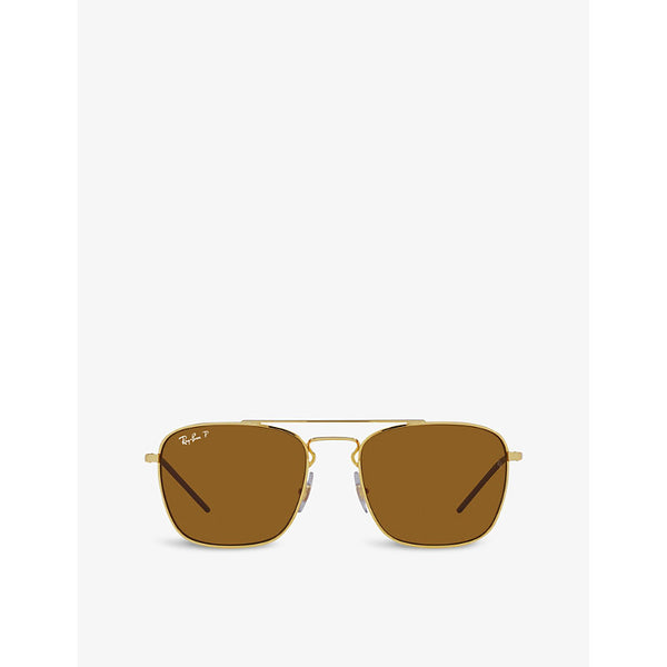  Ray-Ban RB3588 square-frame acetate sunglasses