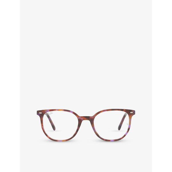  Ray-Ban Elliot tortoiseshell-frame acetate optical glasses