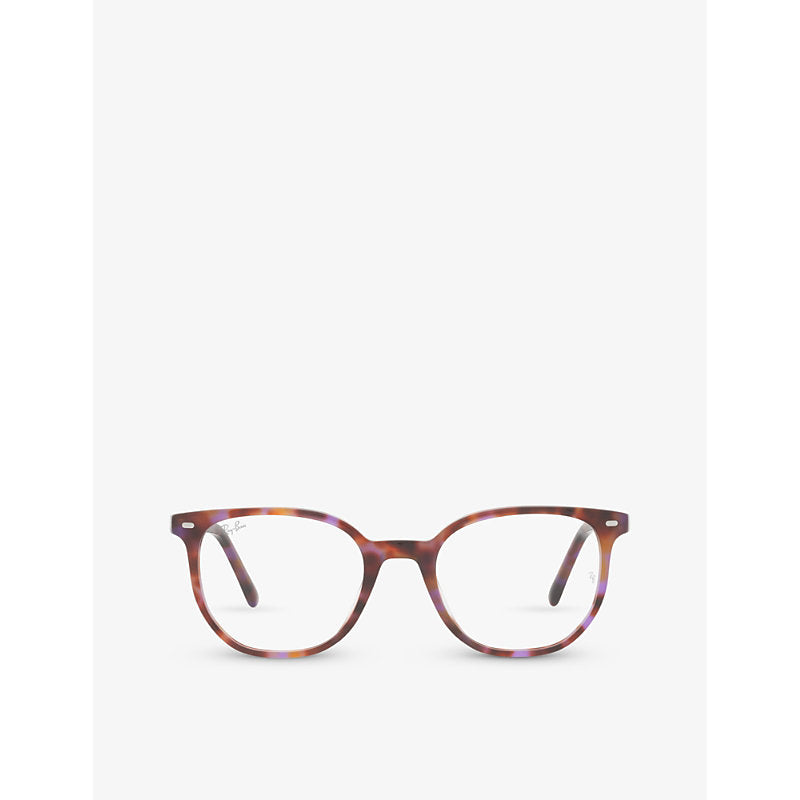  Ray-Ban Elliot tortoiseshell-frame acetate optical glasses