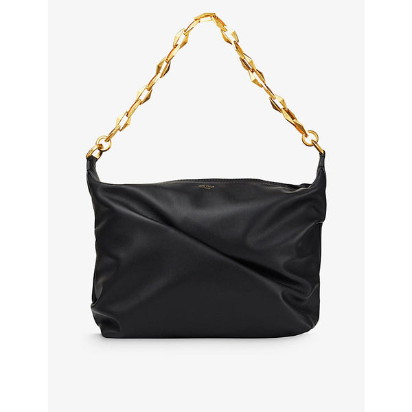 Jimmy Choo Diamond Soft quilted leather hobo bag | LYBSTORE