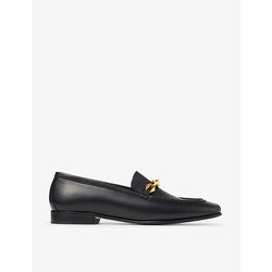 Jimmy Choo Diamond Tilda chain-embellished leather loafer