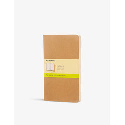 Moleskine Cahier plain journals set of three