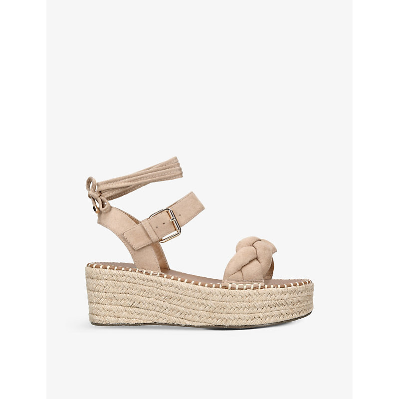 Kg Kurt Geiger Pillar braided-strap woven sandals | Kg Kurt Geiger