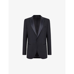  Reiss Poker single-breasted slim-fit stretch-wool blend suit jacket