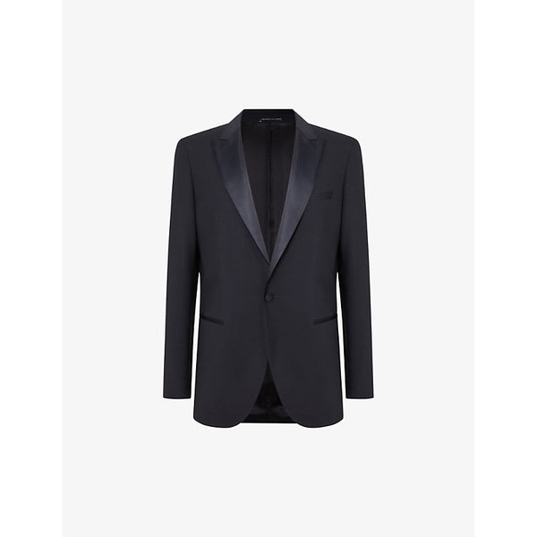  Reiss Poker single-breasted slim-fit stretch-wool blend suit jacket