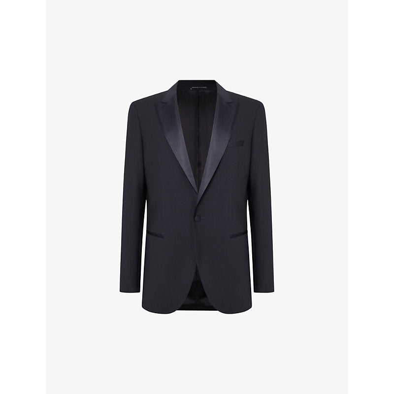  Reiss Poker single-breasted slim-fit stretch-wool blend suit jacket