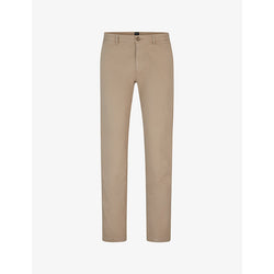  Boss Slim-fit straight-leg stretch-cotton chinos