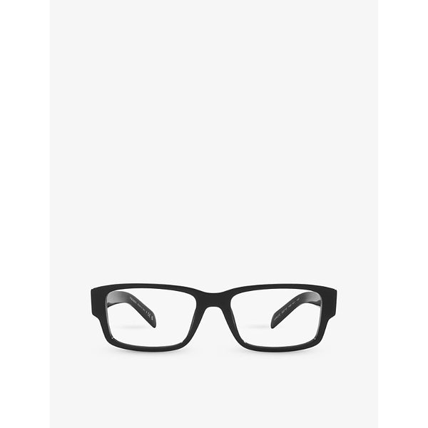  Prada PR 07ZV rectangle-frame acetate optical glasses