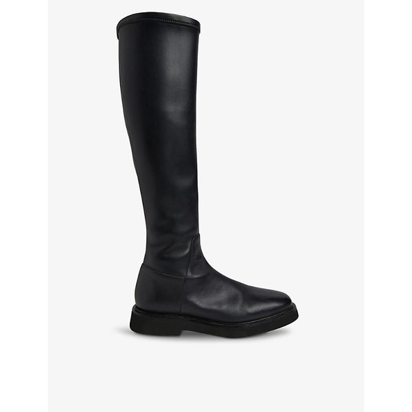 Whistles knee-high stretch leather-blend boots | Whistles