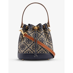  Tory Burch T Monogram jacquard cotton-blend cross-body bag