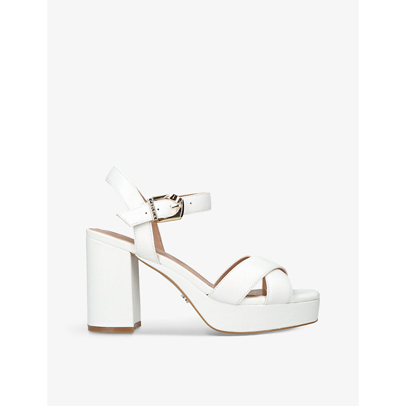 Carvela Serafina cross-strap platform leather sandals