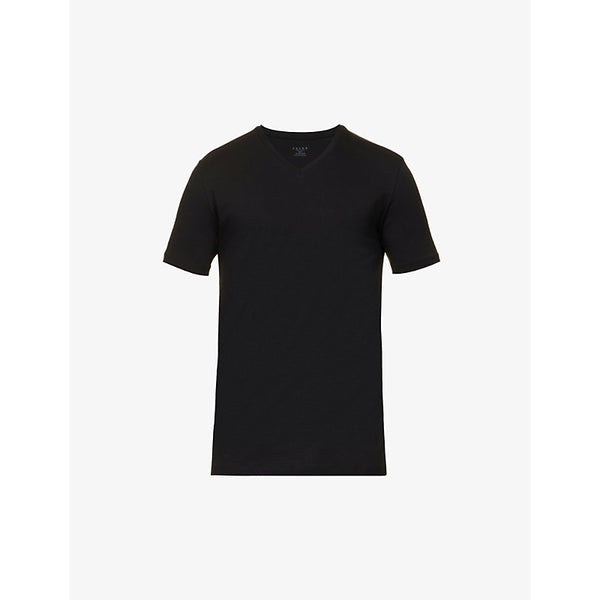 Falke Regular-fit V-neck stretch-cotton T-shirt