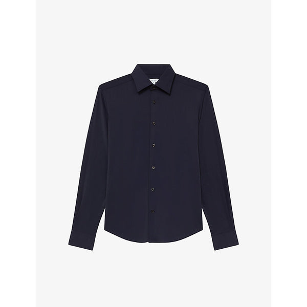  Reiss Voyager regular-fit stretch-woven shirt