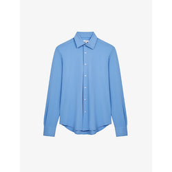  Reiss Voyager slim-fit stretch-woven travel shirt